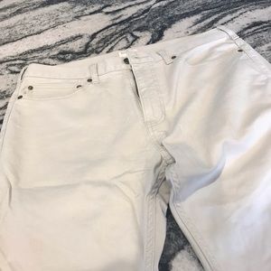 Straight Fit Bone Colored Men’s Pants